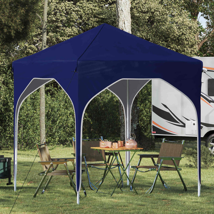 Cort de Petrecere Pop-up 194 x 194 x 245 cm albastru - WALTI WALTI