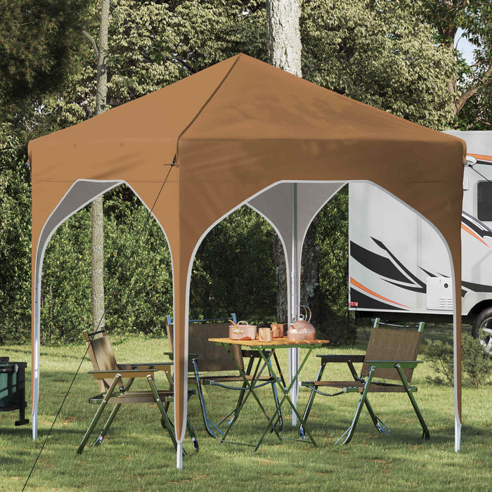 Cort de Petrecere Pop-up 194 x 194 x 245 cm Bej - WALTI WALTI