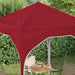 Cort de Petrecere Pop-up 194 x 194 x 245 cm Burgundy - WALTI WALTI