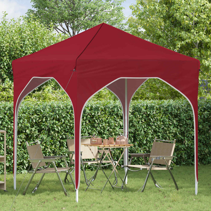 Cort de Petrecere Pop-up 194 x 194 x 245 cm Burgundy - WALTI WALTI