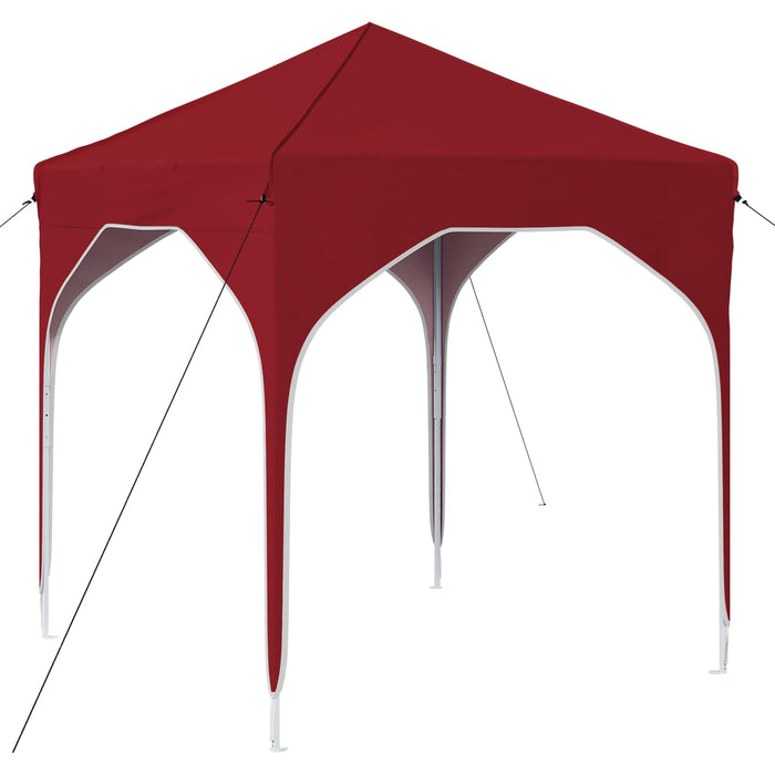 Cort de Petrecere Pop-up 194 x 194 x 245 cm Burgundy - WALTI WALTI
