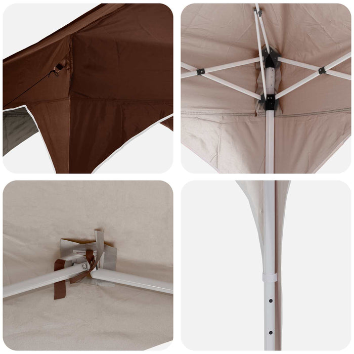 Cort de Petrecere Pop-up 194 x 194 x 245 cm Maro - WALTI WALTI