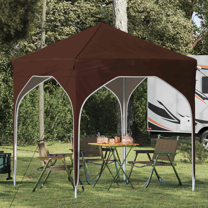 Cort de Petrecere Pop-up 194 x 194 x 245 cm Maro - WALTI WALTI