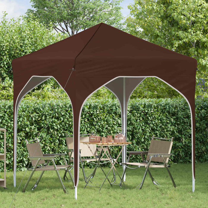 Cort de Petrecere Pop-up 194 x 194 x 245 cm Maro - WALTI WALTI