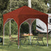 Cort de Petrecere Pop-up 194 x 194 x 245 cm Terracota - WALTI WALTI