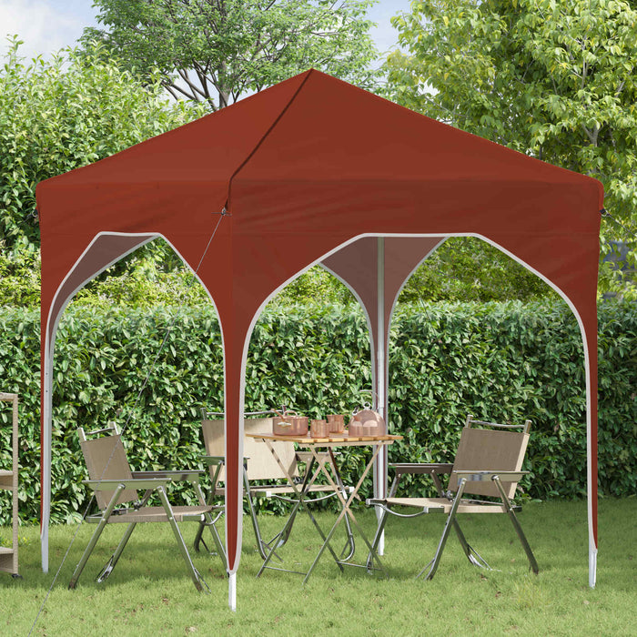 Cort de Petrecere Pop-up 194 x 194 x 245 cm Terracota - WALTI WALTI