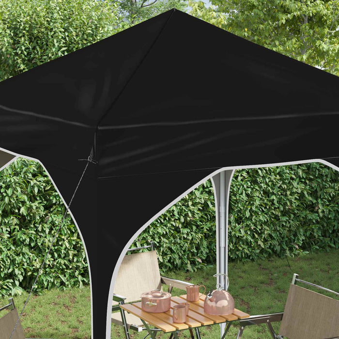 Cort de Petrecere Pop-up 194 x 194 x 245 cm Negru - WALTI WALTI