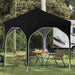 Cort de Petrecere Pop-up 194 x 194 x 245 cm Negru - WALTI WALTI