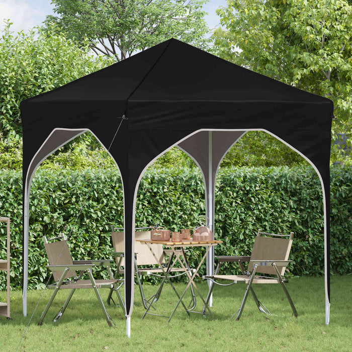 Cort de Petrecere Pop-up 194 x 194 x 245 cm Negru - WALTI WALTI
