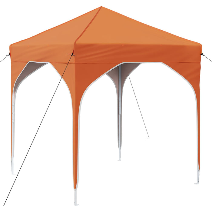 Cort de Petrecere Pop-up 194 x 194 x 245 cm Portocaliu - WALTI WALTI