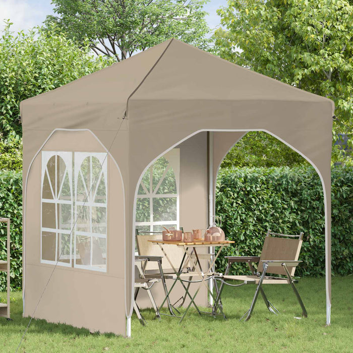 Cort de Petrecere Pop-up 192 x 192 x 245 cm Crem - WALTI WALTI