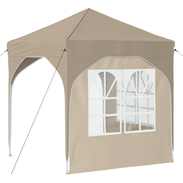 Cort de Petrecere Pop-up 192 x 192 x 245 cm Crem - WALTI WALTI