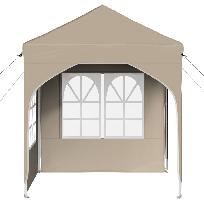 Cort de Petrecere Pop-up 192 x 192 x 245 cm Crem - WALTI WALTI