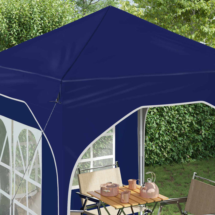 Cort de Petrecere Pop-up 192 x 192 x 245 cm albastru - WALTI WALTI