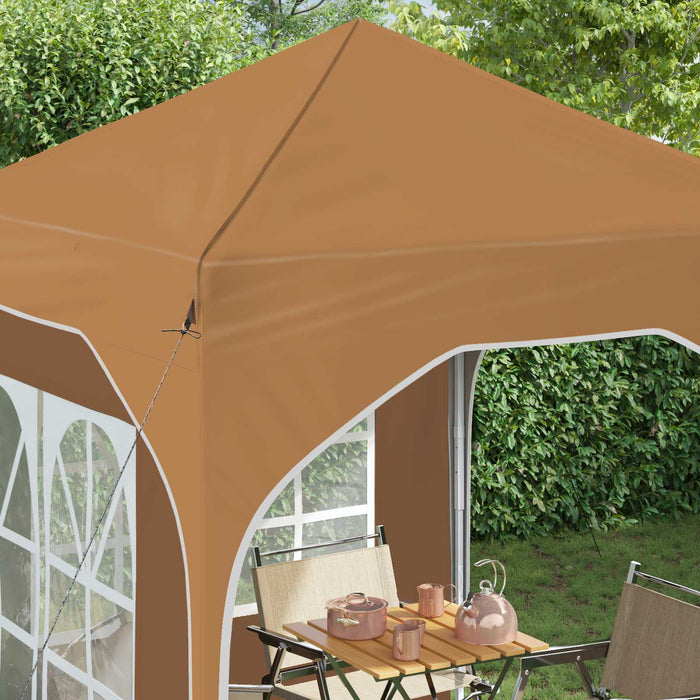 Cort de Petrecere Pop-up 192 x 192 x 245 cm Bej - WALTI WALTI