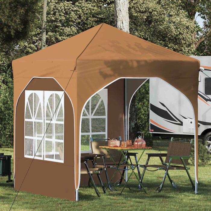 Cort de Petrecere Pop-up 192 x 192 x 245 cm Bej - WALTI WALTI