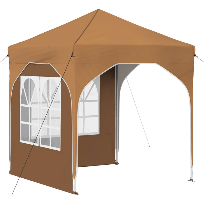 Cort de Petrecere Pop-up 192 x 192 x 245 cm Bej - WALTI WALTI
