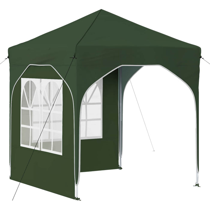 Cort de Petrecere Pop-up 192 x 192 x 245 cm Verde - WALTI WALTI