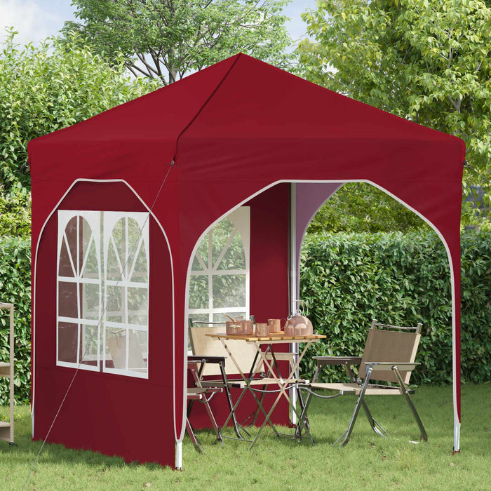 Cort de Petrecere Pop-up 192 x 192 x 245 cm Burgundy - WALTI WALTI