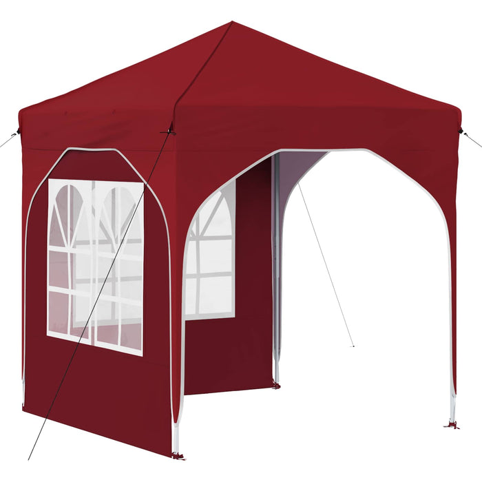 Cort de Petrecere Pop-up 192 x 192 x 245 cm Burgundy - WALTI WALTI