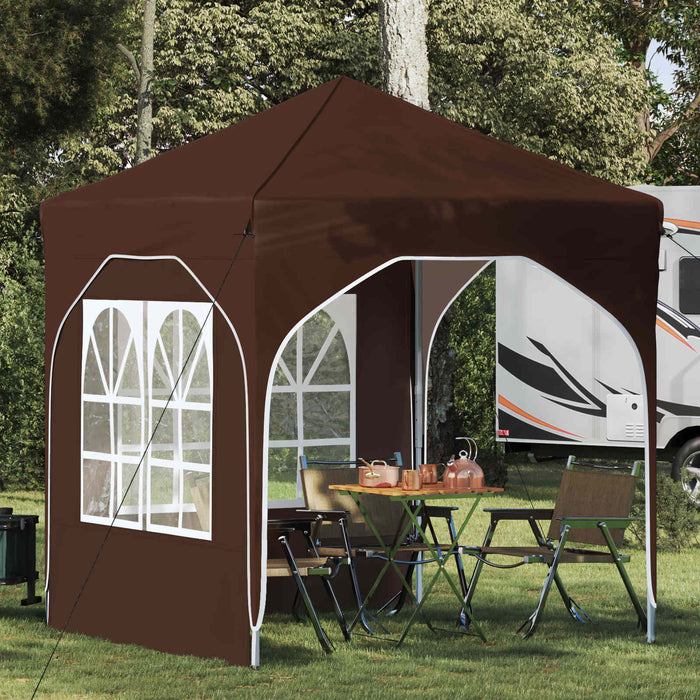 Cort de Petrecere Pop-up 192 x 192 x 245 cm Maro - WALTI WALTI