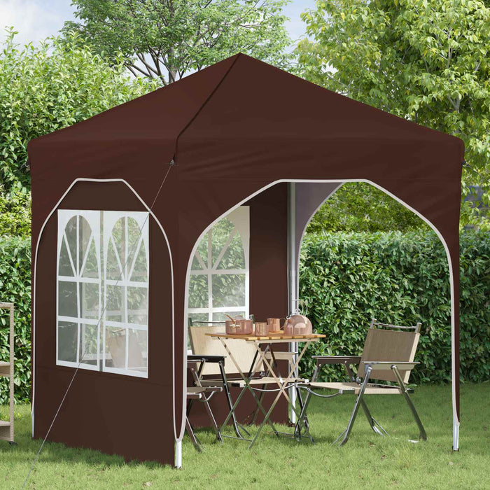 Cort de Petrecere Pop-up 192 x 192 x 245 cm Maro - WALTI WALTI