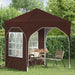 Cort de Petrecere Pop-up 192 x 192 x 245 cm Maro - WALTI WALTI