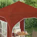 Cort de Petrecere Pop-up 192 x 192 x 245 cm Terracota - WALTI WALTI