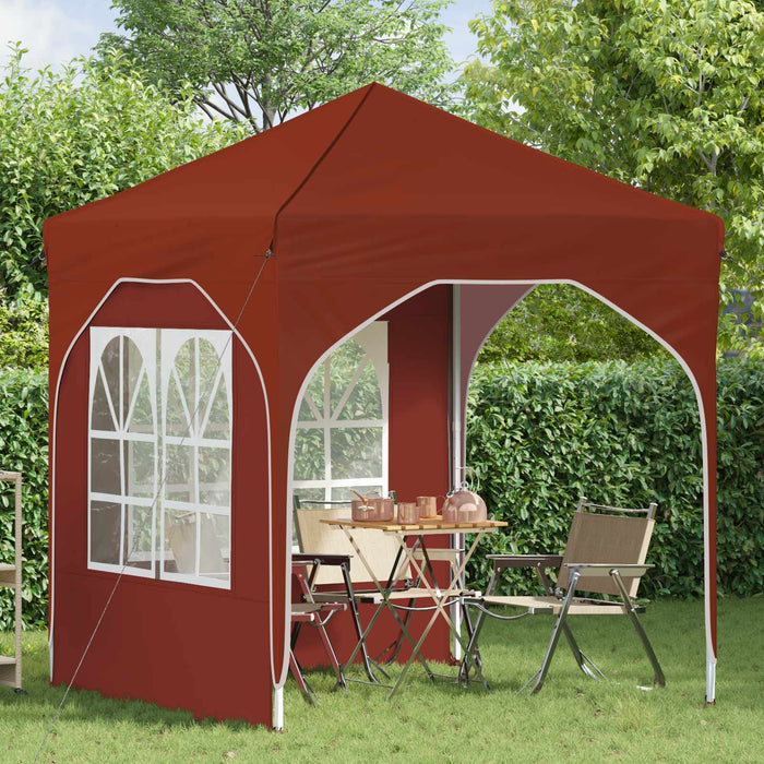 Cort de Petrecere Pop-up 192 x 192 x 245 cm Terracota - WALTI WALTI