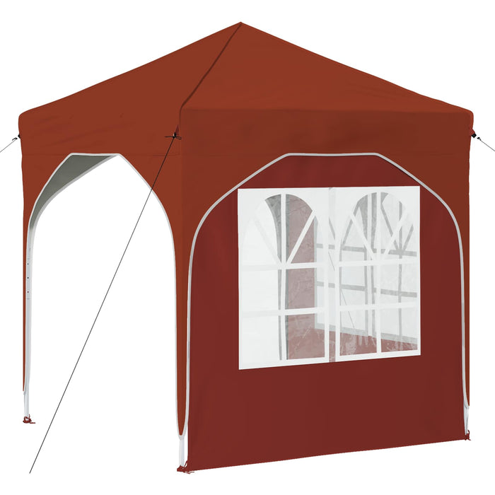 Cort de Petrecere Pop-up 192 x 192 x 245 cm Terracota - WALTI WALTI