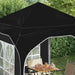 Cort de Petrecere Pop-up 192 x 192 x 245 cm Negru - WALTI WALTI