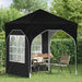Cort de Petrecere Pop-up 192 x 192 x 245 cm Negru - WALTI WALTI