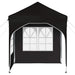 Cort de Petrecere Pop-up 192 x 192 x 245 cm Negru - WALTI WALTI