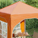 Cort de Petrecere Pop-up 192 x 192 x 245 cm Portocaliu - WALTI WALTI