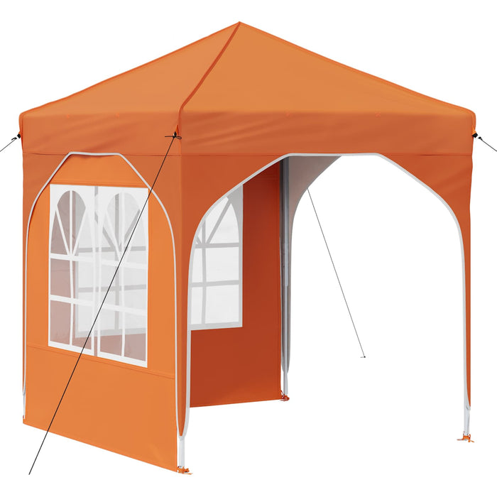Cort de Petrecere Pop-up 192 x 192 x 245 cm Portocaliu - WALTI WALTI