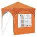 Cort de Petrecere Pop-up 192 x 192 x 245 cm Portocaliu - WALTI WALTI