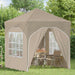 Cort de Petrecere Pop-up 192 x 192 x 245 cm Crem - WALTI WALTI