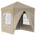 Cort de Petrecere Pop-up 192 x 192 x 245 cm Crem - WALTI WALTI