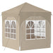 Cort de Petrecere Pop-up 192 x 192 x 245 cm Crem - WALTI WALTI