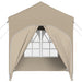 Cort de Petrecere Pop-up 192 x 192 x 245 cm Crem - WALTI WALTI