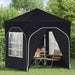 Cort de Petrecere Pop-up 192 x 192 x 245 cm Antracit - WALTI WALTI