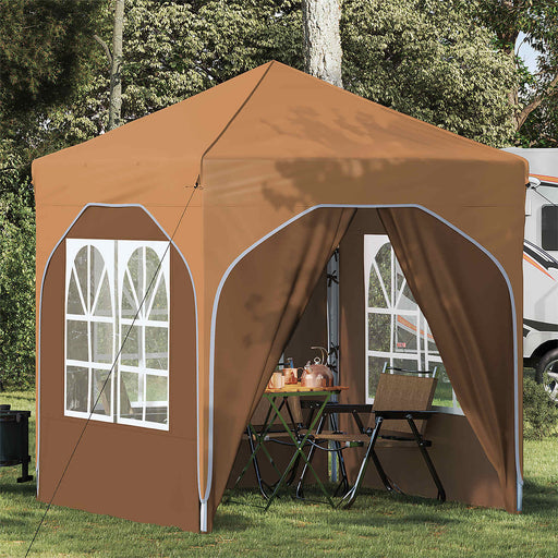 Cort de Petrecere Pop-up 192 x 192 x 245 cm Bej - WALTI WALTI