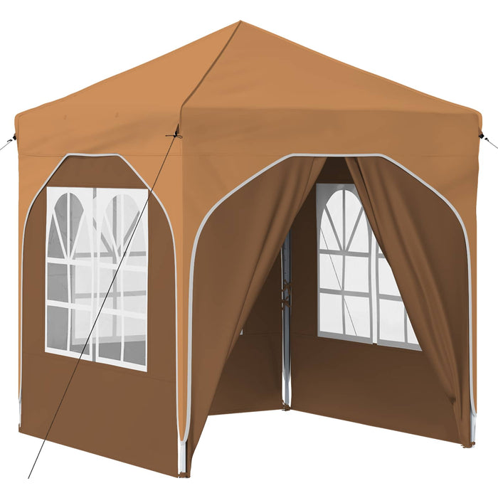 Cort de Petrecere Pop-up 192 x 192 x 245 cm Bej - WALTI WALTI