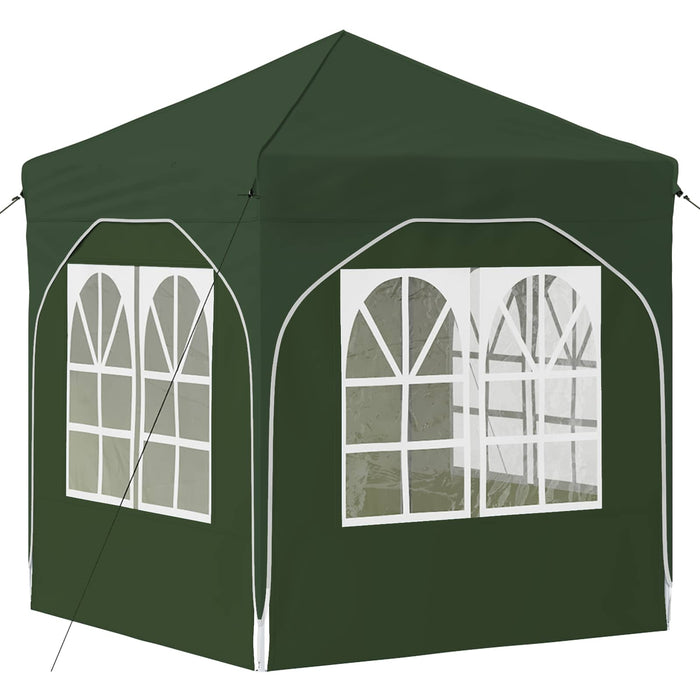 Cort de Petrecere Pop-up 192 x 192 x 245 cm Verde - WALTI WALTI