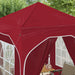 Cort de Petrecere Pop-up 192 x 192 x 245 cm Burgundy - WALTI WALTI