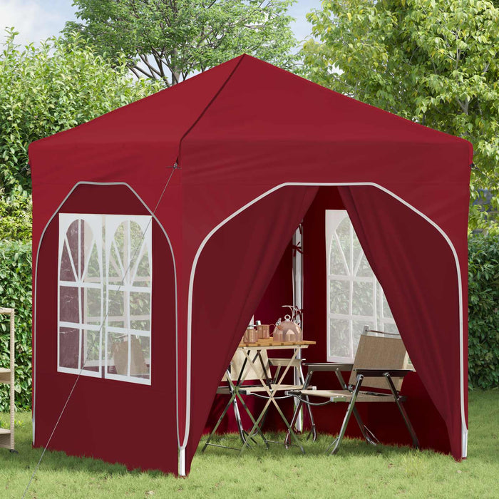 Cort de Petrecere Pop-up 192 x 192 x 245 cm Burgundy - WALTI WALTI