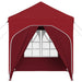 Cort de Petrecere Pop-up 192 x 192 x 245 cm Burgundy - WALTI WALTI