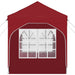 Cort de Petrecere Pop-up 192 x 192 x 245 cm Burgundy - WALTI WALTI