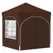 Cort de Petrecere Pop-up 192 x 192 x 245 cm Maro - WALTI WALTI