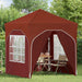 Cort de Petrecere Pop-up 192 x 192 x 245 cm Terracota - WALTI WALTI